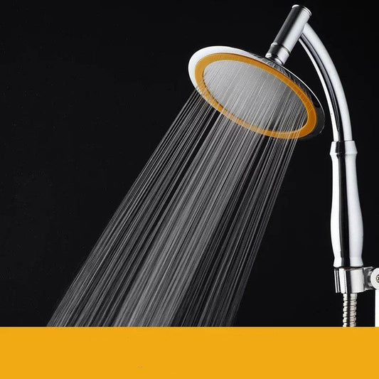 Shower Head 6inch Pressurized Hand-held Overhead Universal Shower Head Shower Set - Mubimart