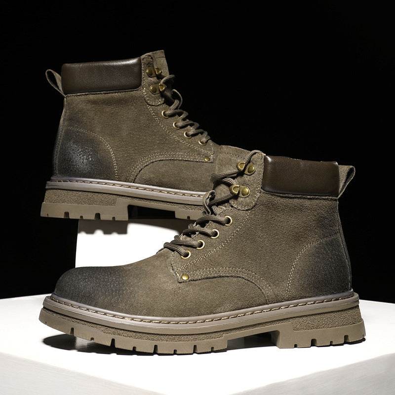 Workwear British Style Men's Hiking Boots - Mubimart