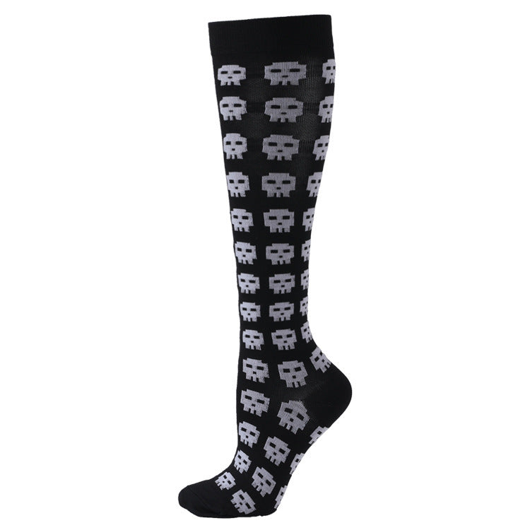 Sports Compression Socks Pattern Stretch Stockings - Mubimart -  