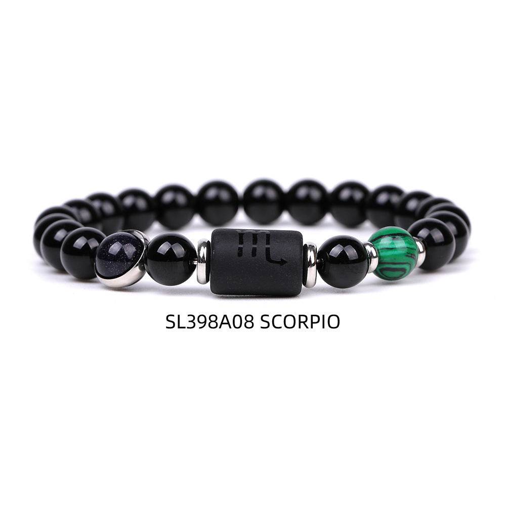 Fashion Twelve Constellations Bracelets Men - Mubimart