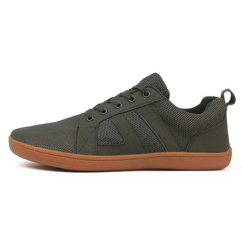 Couple Breathable Lace-up Mesh Shoes Casual Walking Sneakers Men Non-slip Running Sports Shoes Women - Mubimart
