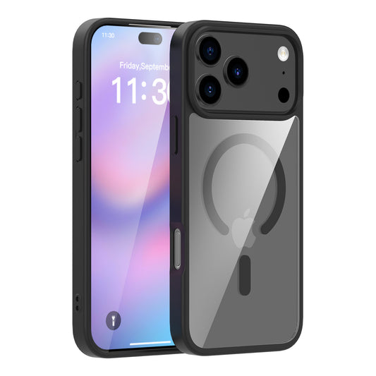 Translucent Frosted Silicone Magnetic iPhone 17 Case – Shockproof & Slim Protective Cover | Mubimart