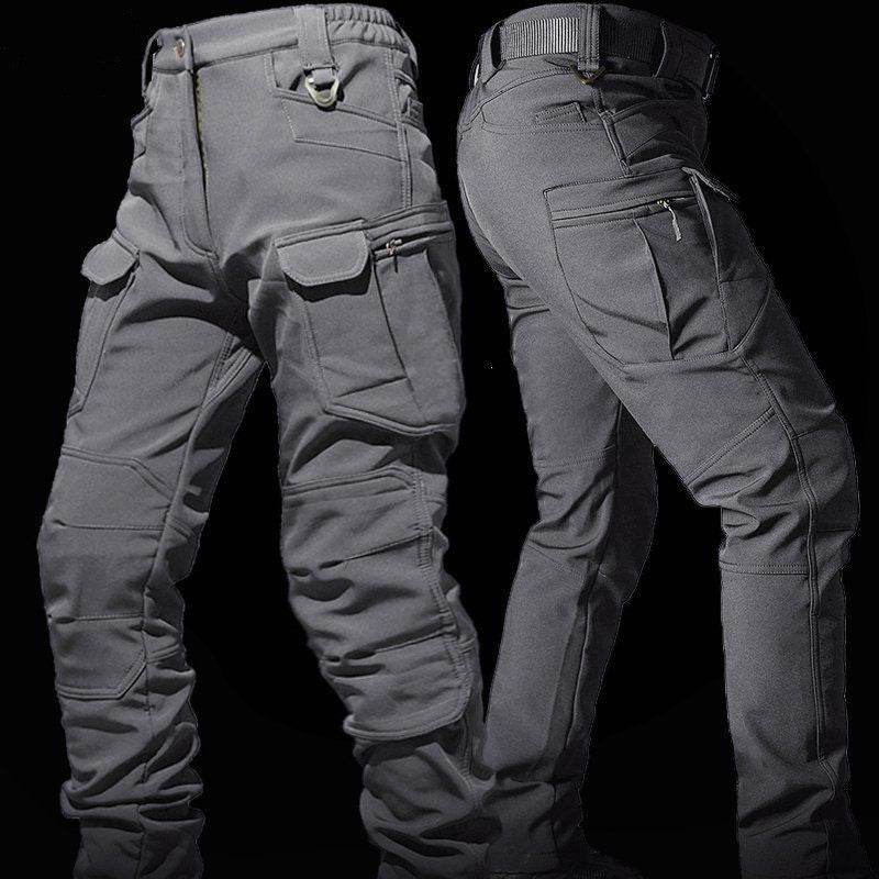 Men's Fleece Jackets Overalls And Workwear Pants For Autumn And Winter - Mubimart