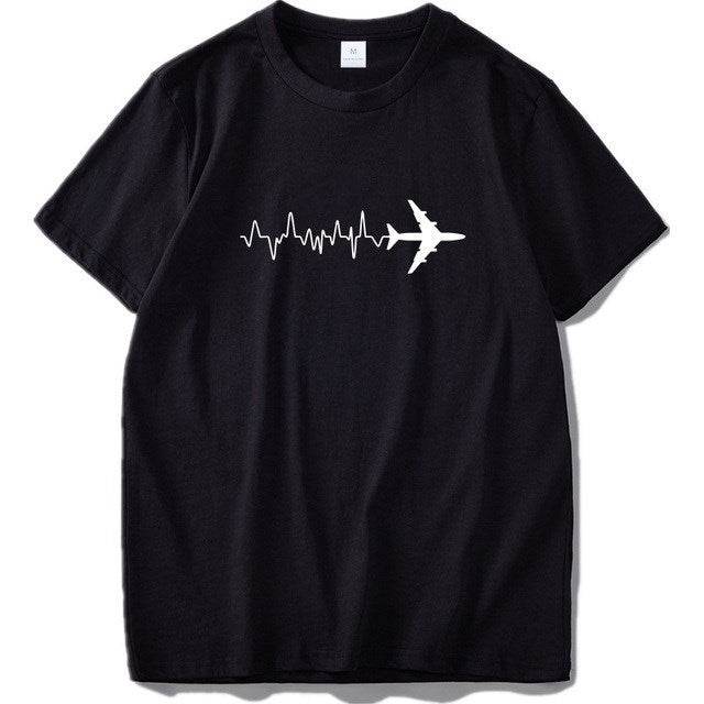 T Shirts Cartoon Solid Mens Slim Shirt - Mubimart