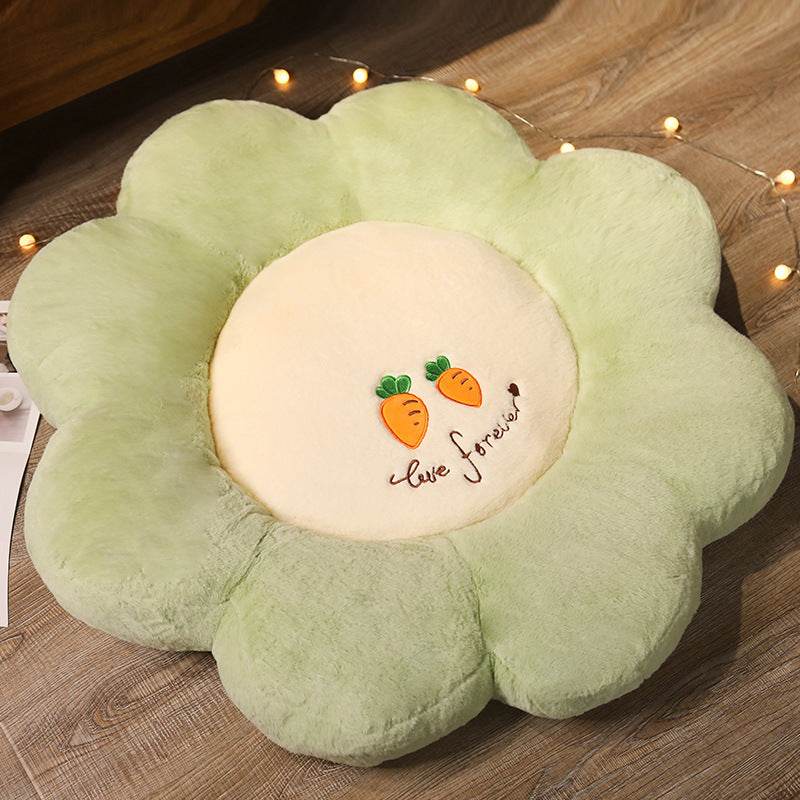 Fruit Flower Pillow Cushion Floor Chair Mat - Mubimart