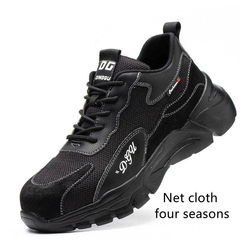Men's Safety Shoes Anti-smashing And Anti-piercing Steel Toe - Mubimart