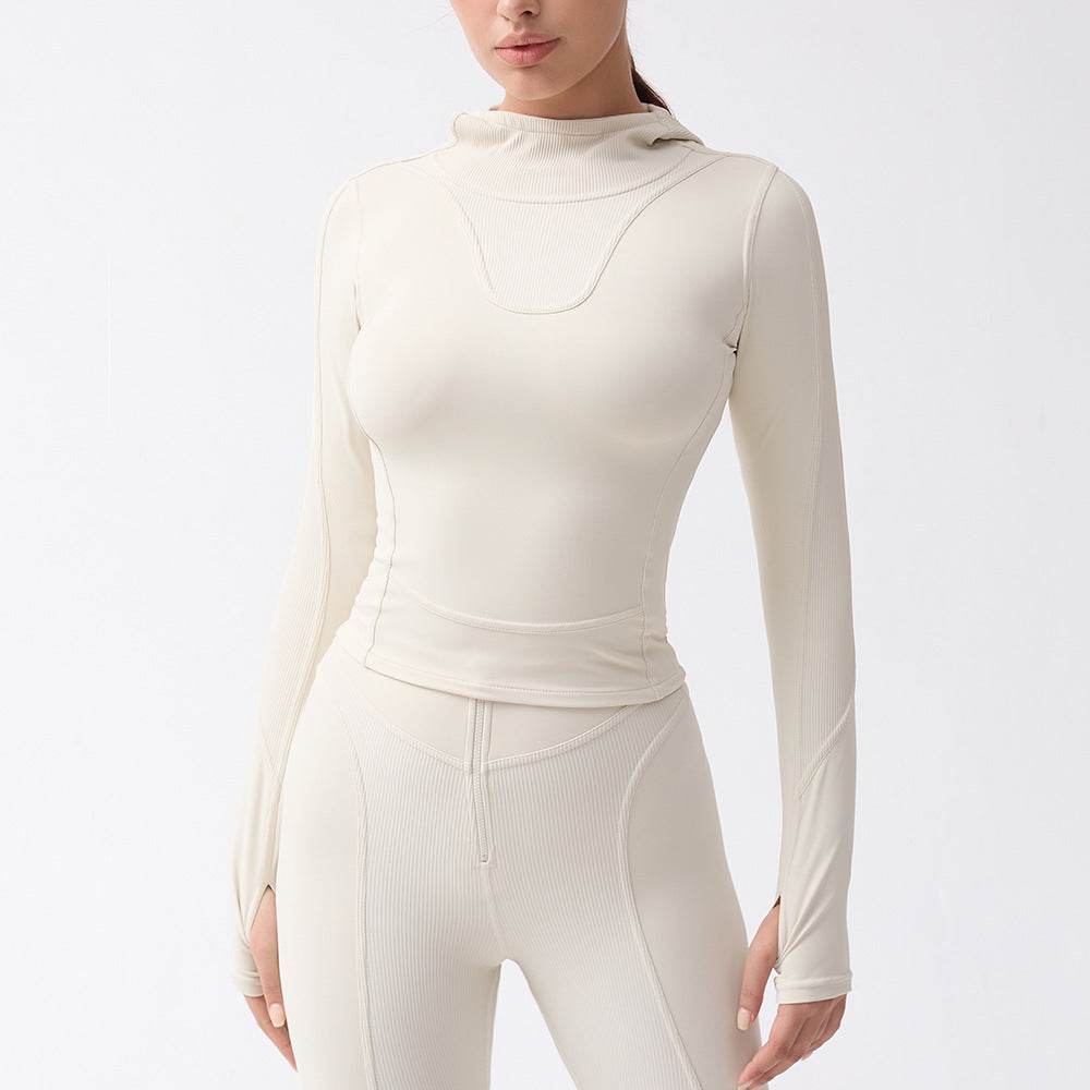 Women's Long-sleeved Pullover Outdoor Workout Clothes Sports Top - Mubimart