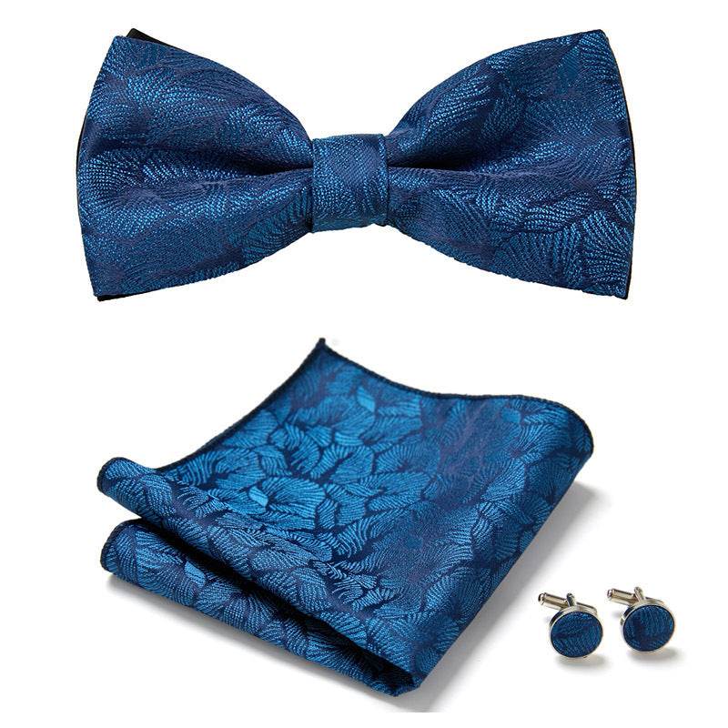 Three Piece Set Of Stylish Bow Ties - Mubimart