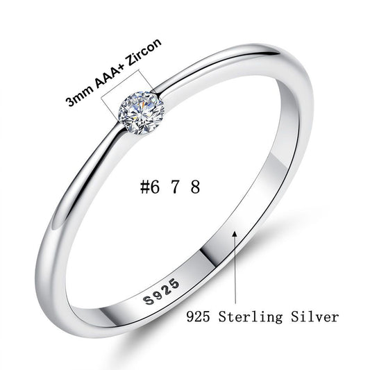Women Personality Sterling Silver S925 Ring