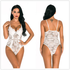 Lace Body Shaper Bodysuit Women's Waist - Mubimart -  