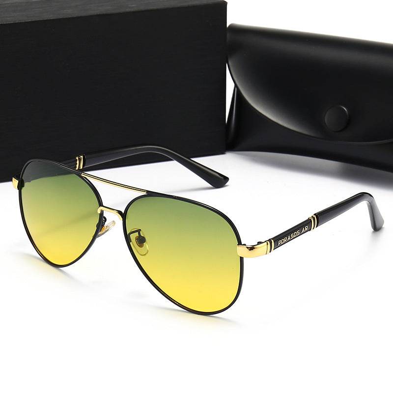Polarized Sunglasses Men Color Changing Sunglasses - Mubimart