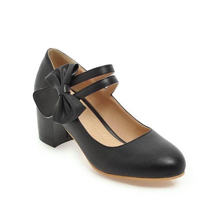 Ladies Fashion Personality New Buckle Pumps - Mubimart