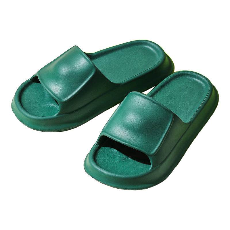 Unisex Thick Bottom Slipper Summer Home Use For Women And Men Comfortable And Lightweight Shower Slippers - Mubimart