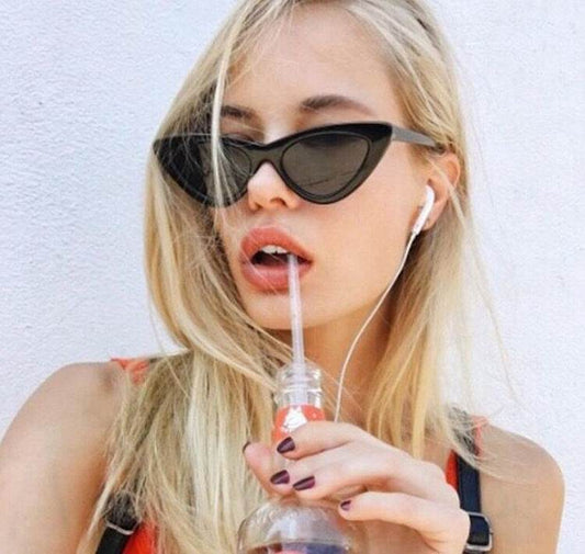 Women's Fashion Retro Cat Eye Sunglasses - Mubimart