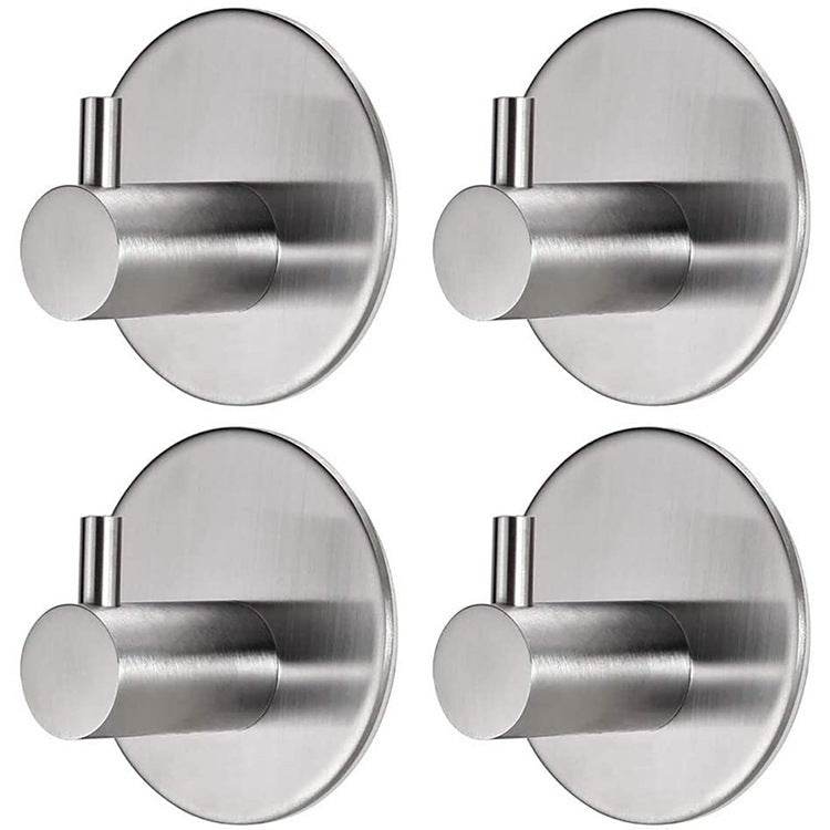 Adhesive Hook Wall Hook Stainless Steel Hook Jacket - Mubimart