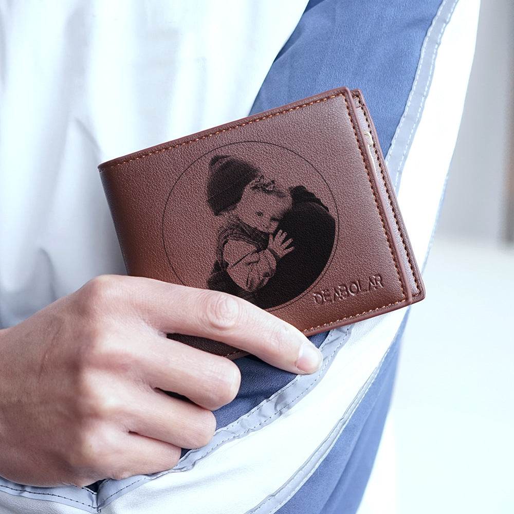 Men's Wallet Zipper Accessories Valentine's Day - Mubimart