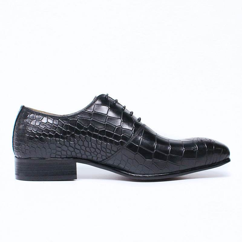 Men's Business Suit Oxford Leather Shoes - Mubimart