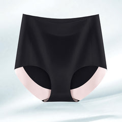 High Waist Seamless Breathable Cotton Antibacterial Women's Panties - Mubimart -  