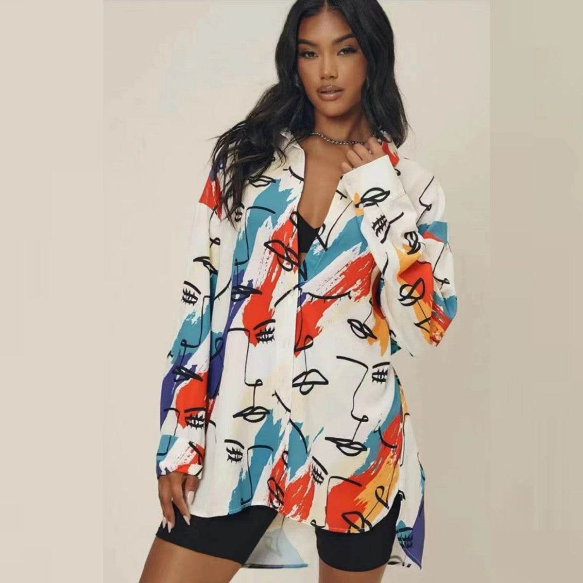 Casual Women's Clothing Cardigan Top Plus Size - Mubimart