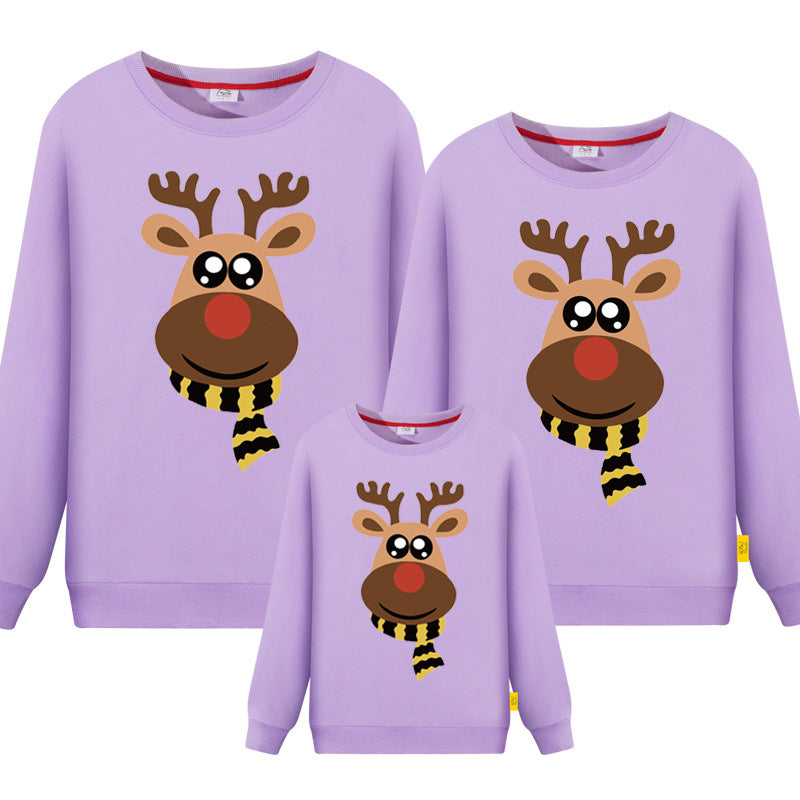 Parent-child Sweater Three-mouth Family Christmas Clothes - Mubimart -  