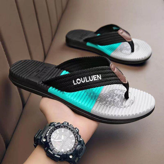 Summer Fashion Personality Beach Men Flip-flops - Mubimart