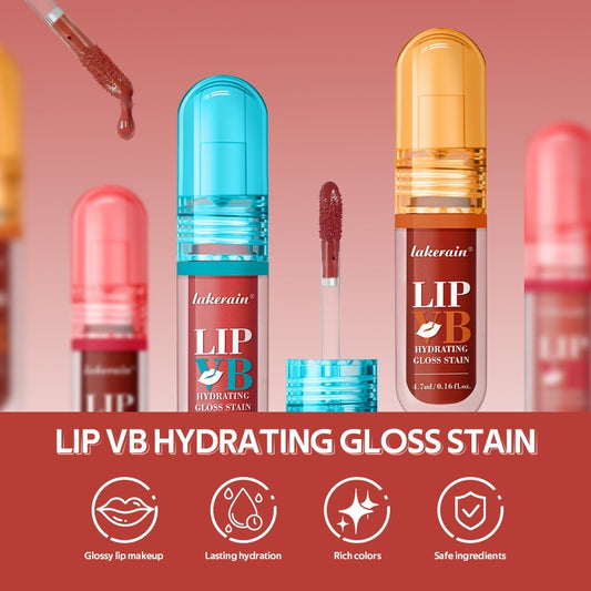 Lakerain Vitamin B Gloss Lip Lacquer Nourishing Hydrating And Moisturizing