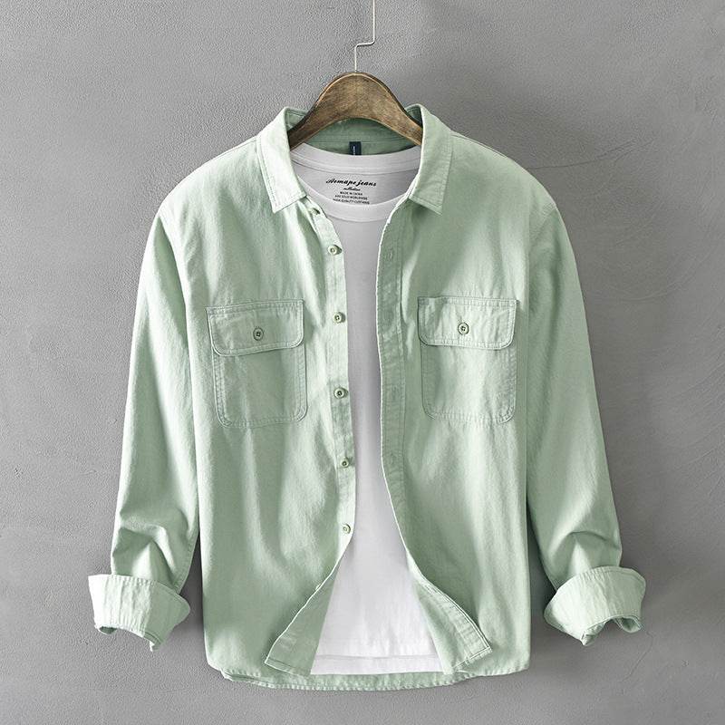 Fashion Young Men's Shirt Jacket - Mubimart