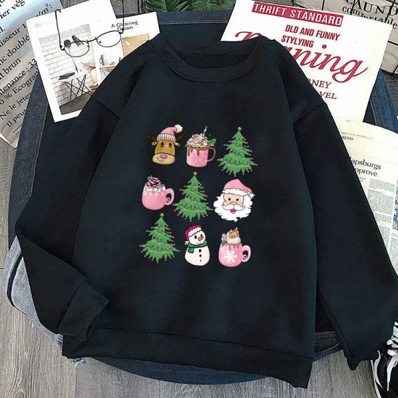 European Size Seasonal Sweatshirt Christmas - Mubimart