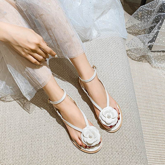 Flat Bottomed Sandals For Women - Mubimart