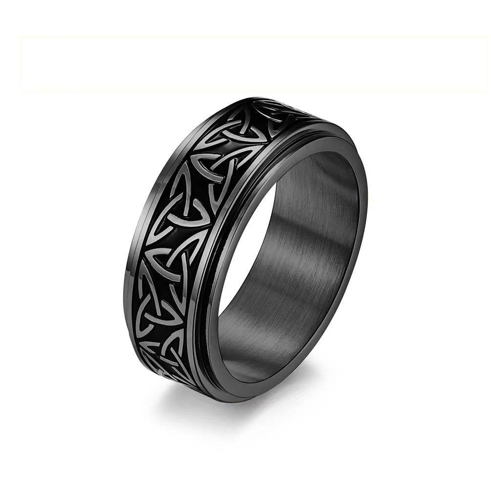 Hot Titanium Steel Ring For Men - Mubimart