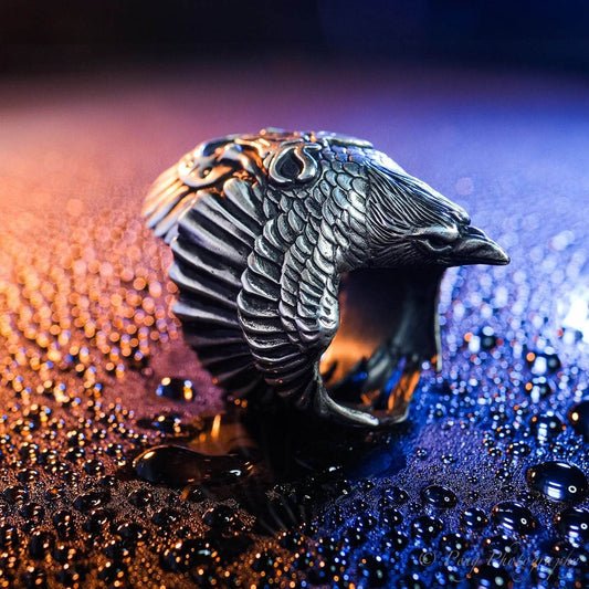 Fashion Personality Retro Eagle Ring Men - Mubimart