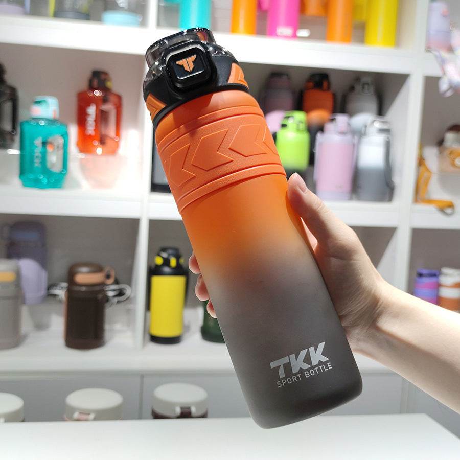 Large Capacity High Temperature Resistant Plastic Sports Bottle Good-looking Student Men's Gift - Mubimart