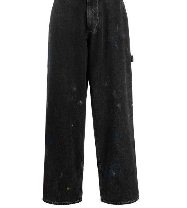 Splash Ink Paint Spots Loose Cargo Pants Men And Women - Mubimart