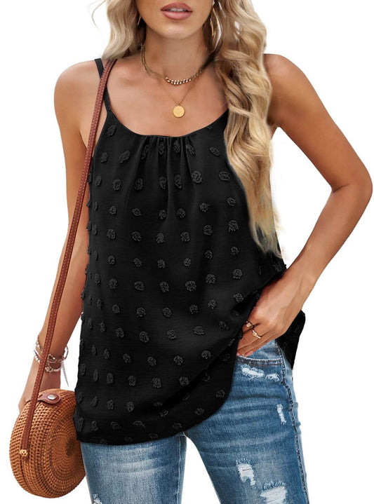 Women's Adjustable Camisole Bottoming Shirt Top - Mubimart