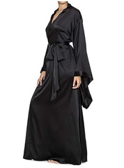 Fashion Nightwear One-piece Satin Bridesmaid Bathrobe - Mubimart -  