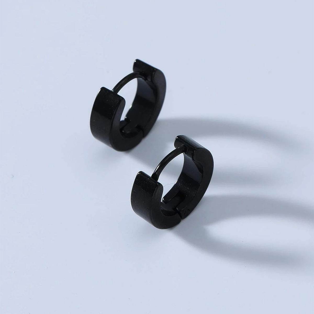 Geometric Circle Earrings For Men - Mubimart