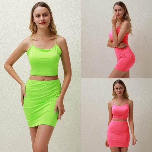 Women's Slip Dress Suit - Mubimart