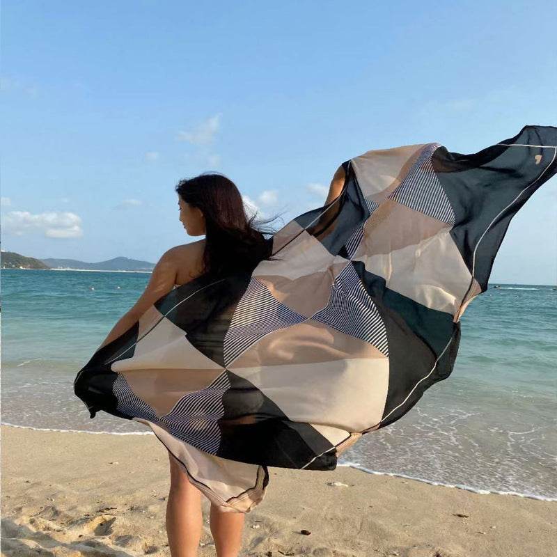 Fashionable Casual Accessories Women's Silk Scarves - Mubimart