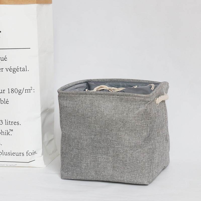 foldable fabric storage basket - Mubimart