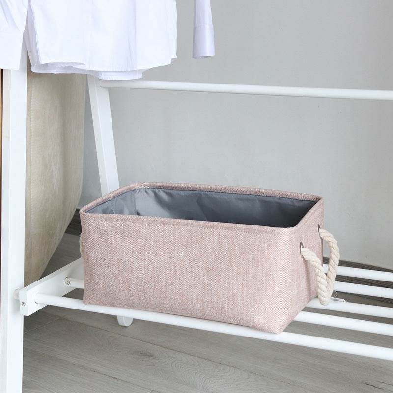 foldable fabric storage basket - Mubimart
