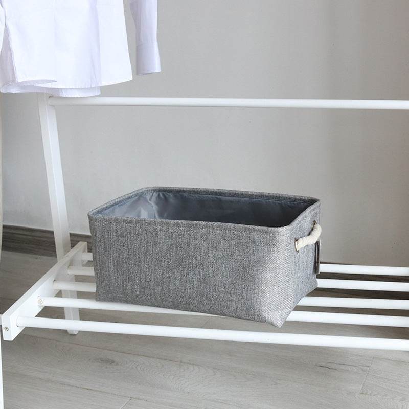 foldable fabric storage basket - Mubimart
