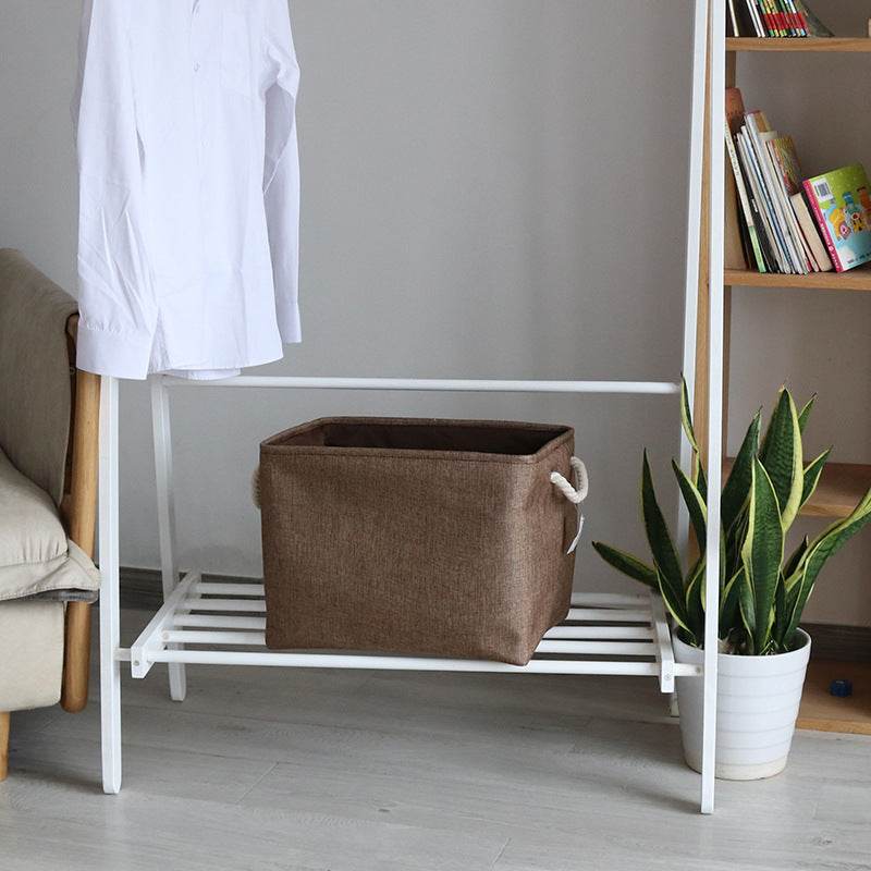foldable fabric storage basket - Mubimart