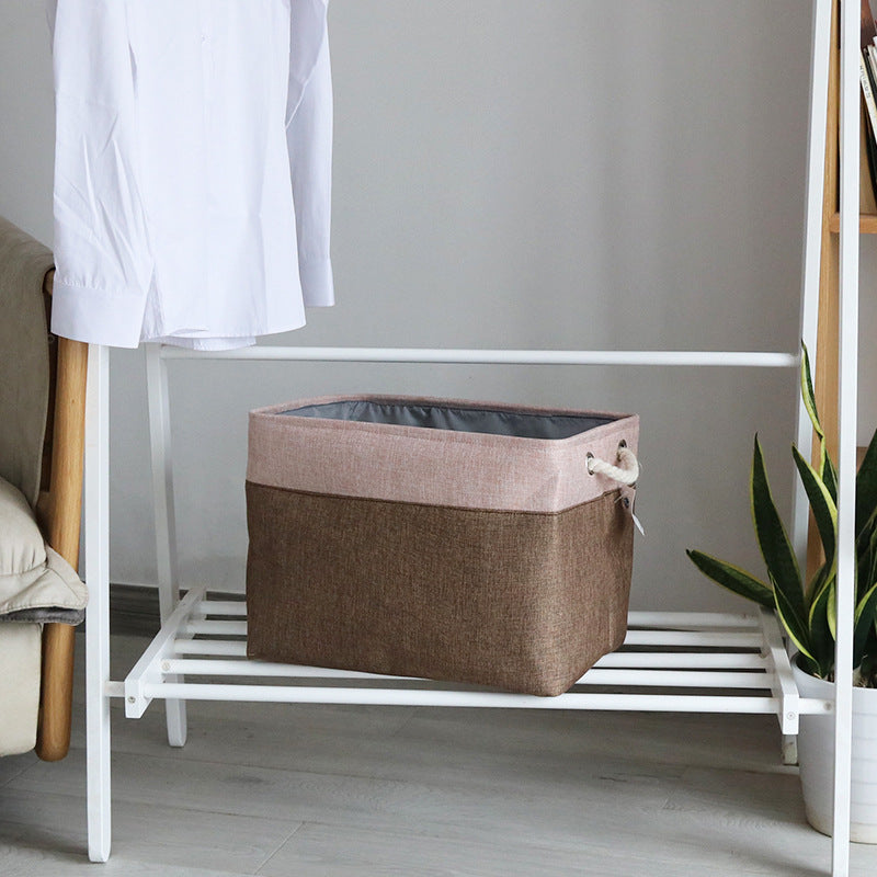 foldable fabric storage basket - Mubimart -  