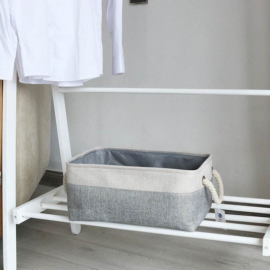 foldable fabric storage basket - Mubimart