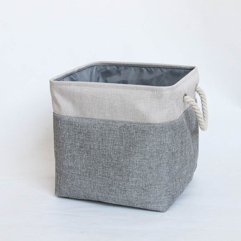 foldable fabric storage basket - Mubimart