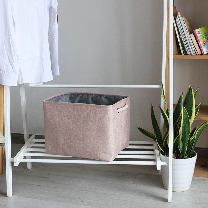 foldable fabric storage basket - Mubimart