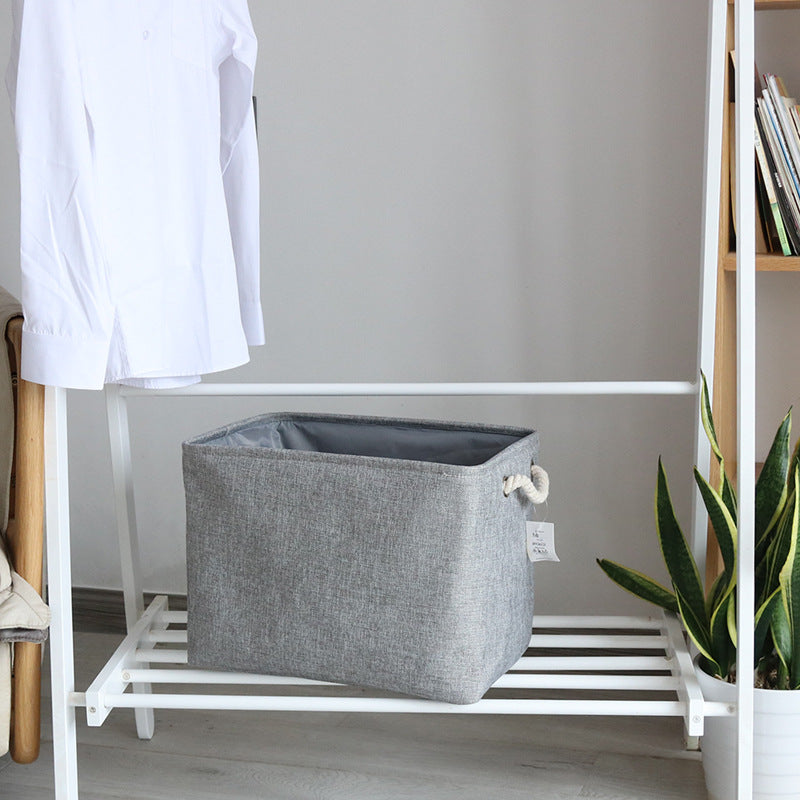 foldable fabric storage basket - Mubimart -  