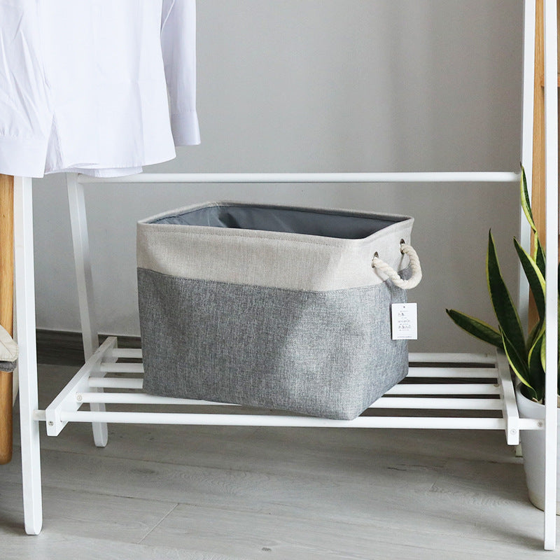 foldable fabric storage basket - Mubimart -  