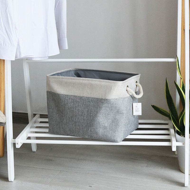 foldable fabric storage basket - Mubimart