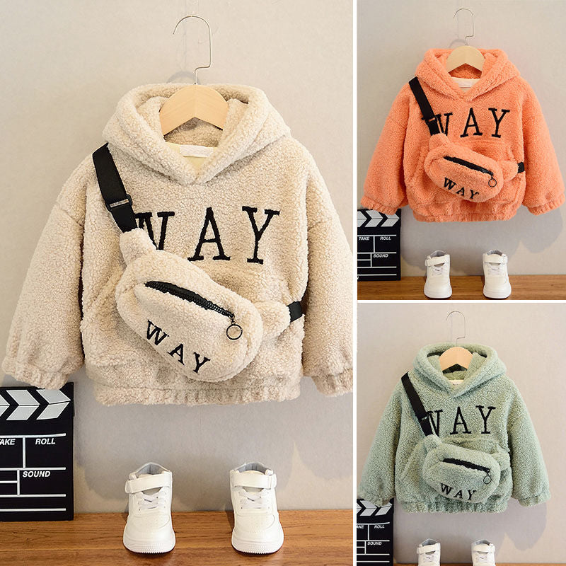 jacket with hat - Mubimart - Boy Hoodies 